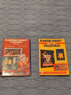 Planters Peanut Collectibles Guide Book Set - Red & Yellow Covers